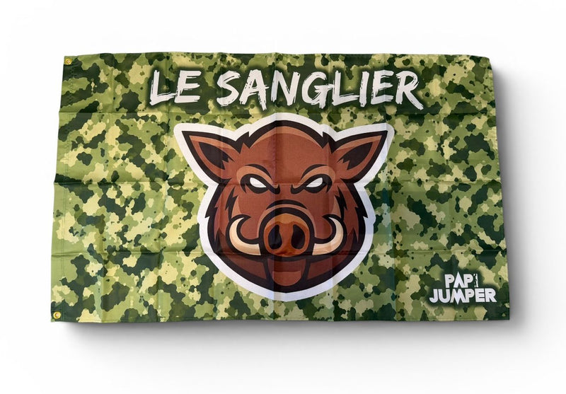 Drapeau Papi Jumper Sanglier (Nouveau)
